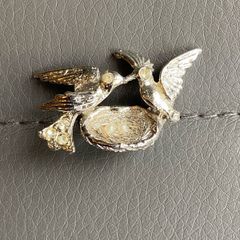 Bird Brooch with nest