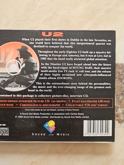 U2 CD  - Interview CD & Fully Illustrated Book