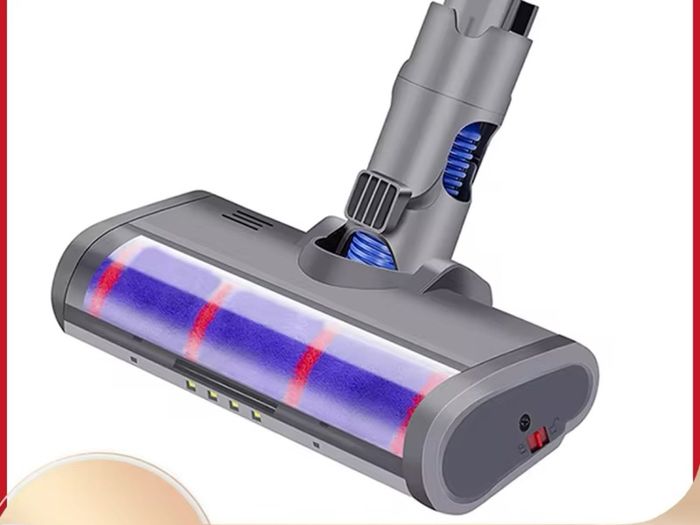 Motorized Floor Brush Head Tool For Dyson V6 DC58 DC59 DC61 DC62 Vacuum Cleaner Soft Sweeper Roller Head Floor Brush Accessories