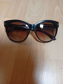 Tom Ford Saskia 330 Crystal Cat Eye Sunglasses