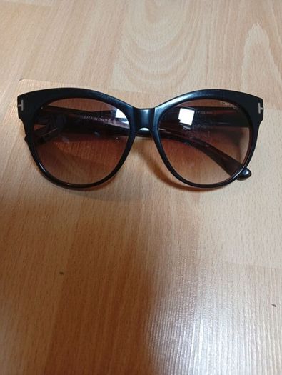 Tom Ford Saskia 330 Crystal Cat Eye Sunglasses
