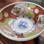 Antique Japanese Imari Porcelain Bowl , 19th C Meiji , Kyoto Provenance Image 2