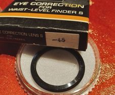 Bronica SQ waist level finder -4.5 Dioptre lens
