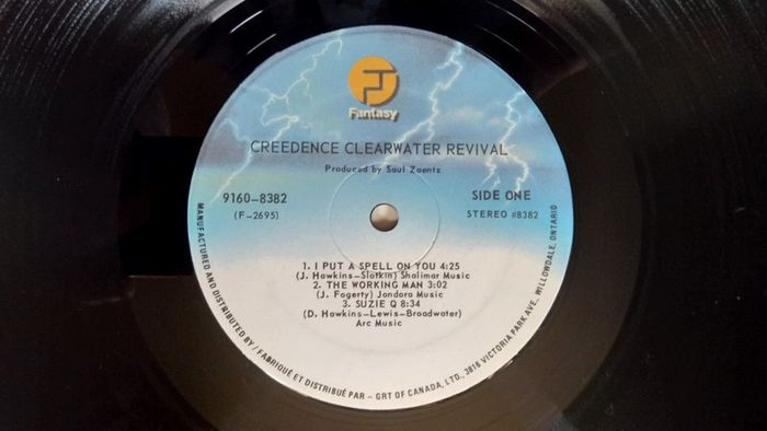 Lp.Creedence C.R.Original Fantasy Rec.Near Mint.Mid 70's.Reissue of 68's