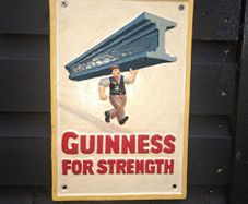 Guinness  cast iron sign