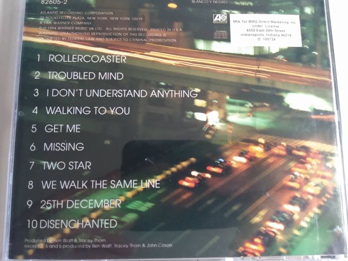 Everything But The Girl - Amplified Heart CD (1995) US Reissue BMG Club Ed EX+