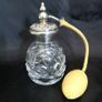 Vintage Art Nouveau Style Silver Topped Crystal Perfume Atomiser Image 2