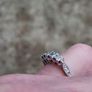18k Gold and Platinum Diamond Engagement Ring Image 6
