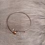 Silver tone adjustable bracelet with charms Image 3