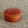 Antique French Turned Wood & Incased in Glass Reglious Travel Relic Box Image 8
