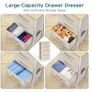 horizontal Chest of 4 Drawers Bedroom, Living Room, Nursery Room, Hallway Image 2