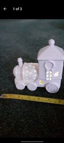 Festive ceramic train