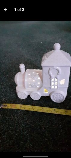 Festive ceramic train