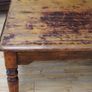 Large Victorian Pine Farmhouse Dining Table Image 6