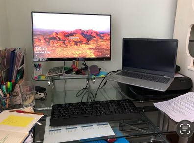 Glass office Desk