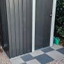 Metal Shed Weatherproof Garden Cabinet with Lockable Door Image 2