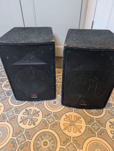Musicson Sat-8 Loud speakers , stand and cable