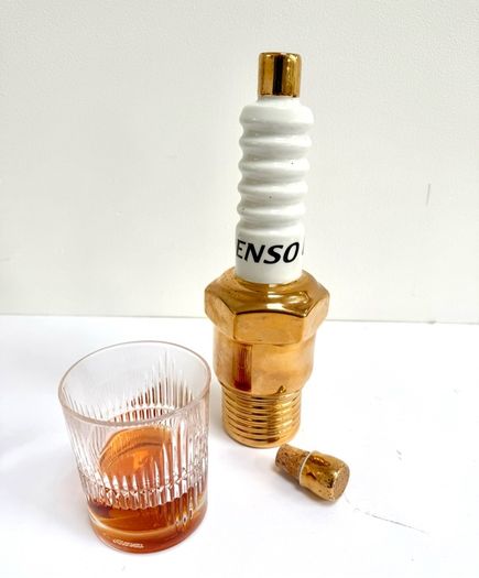 vintage Denso whisky decanter