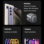 USB C Charger PD 35W USB C Plug Nexode 2-Port Compact Fast Charger Plug Foldable GaN Charger Compatible with iPhone 16/15/14/13/12, Galaxy S10-S24 Series, Pixel 9/8/7/6, MacBook Air M1/M2 Image 6