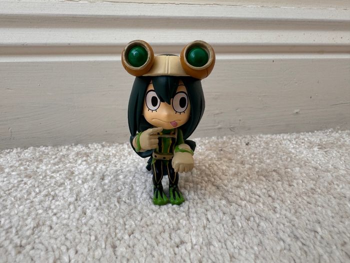 My Hero Academia Tsuyu Asui Chibi Masters Mini-Figure approx. 7cm. Used Please see photos