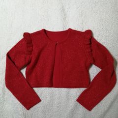 Beautiful Red Sparkly Cardigan