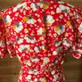 dress mini & Other Stories Printed Scallop Wrap Mini Dress Women's Red Floral size 10 Image 6