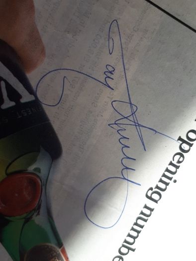 Ray Kennedy Liverpool FC Autograph