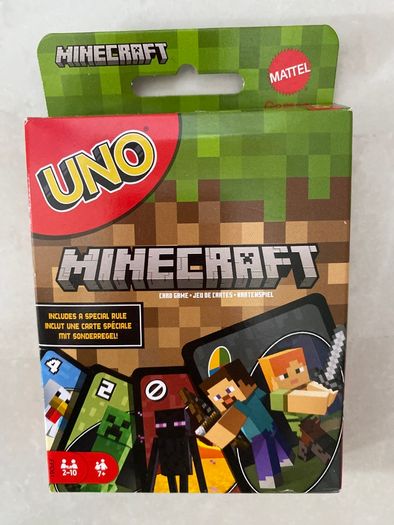 Adidas tee shirt + free UNO Minecraft