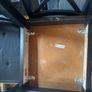 3 black chairs Ikea with cushions Image 2