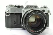 Canon AE-1  35mm SLR Film Camera with Super Bright Canon FD 50mm f1.4 SSC, Recently FULLY Serviced