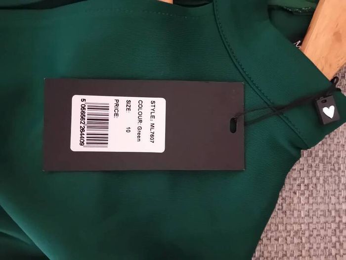 royal green dress brand new