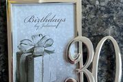 30th Picture Frame