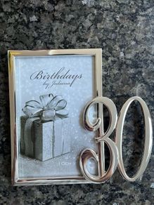 30th Picture Frame