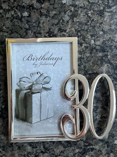 30th Picture Frame