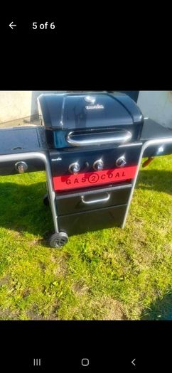 BBQ gas and charcoal