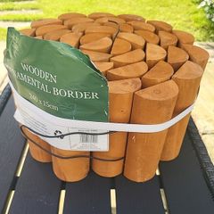 garden wooden ornamental border