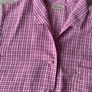 Avalon Designs Pink Gingham Sleeveless Shirt Size 12 Image 2
