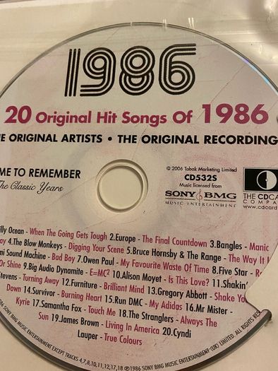 Birthday CD 1986