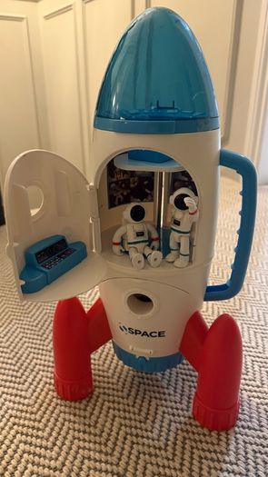 Kids Space Rocket & Astronaut Playset