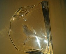 A Limited Edition  Of 250 Crystal Bird .sign. B.c