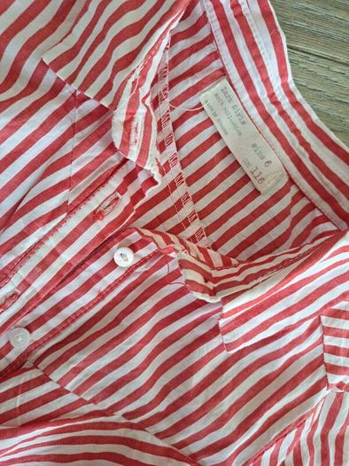 Zara red stripes shirt 5-6