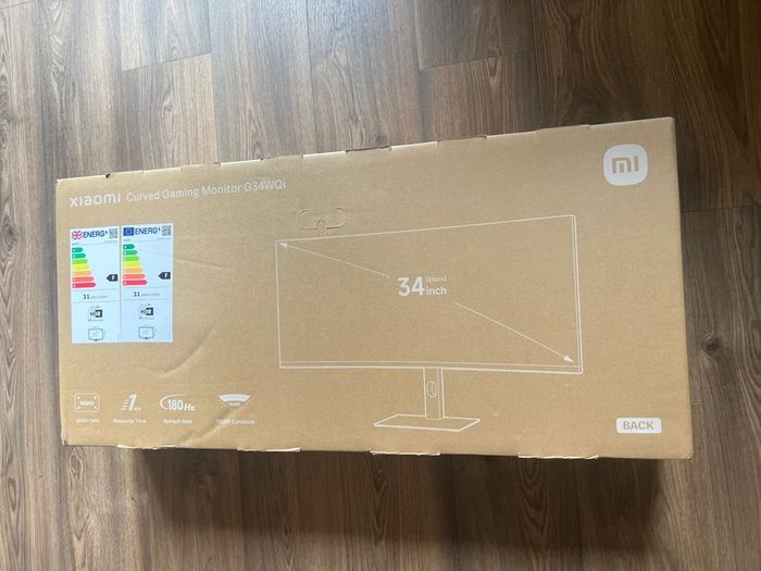 XIAOMI 34" Curved Gaming Monitor - Brand new in box