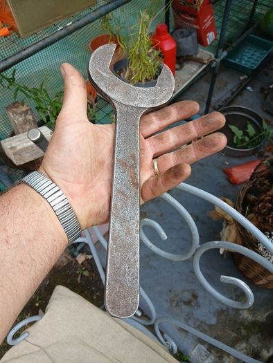 four large open ended spanners