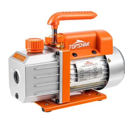 BRAND NEW 3/4CFM AC Refrigerant Vacuum Pump with Gauges HVAC Refrigeration Home Vacuum Packing Air Condition Automobile Maintenance