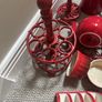 A bundle of Red Cooking Utensils- Pots, Pans . Cast Iron, Ceramic, Enamel etc Image 2