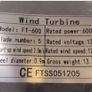 Wind turbine 600w 12v Vertical Image 7