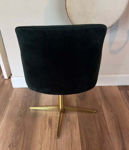 MADE Keira Office Chair, Green Velvet