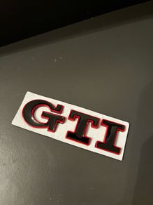 GTI rear boot badge
