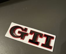 GTI rear boot badge