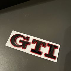 GTI rear boot badge